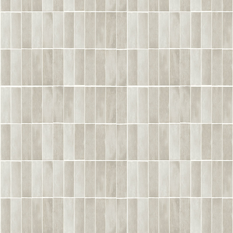 Csempe mintázatú fali poszter világosszürke (1,59 x 2,80 cm)  FW4045-5