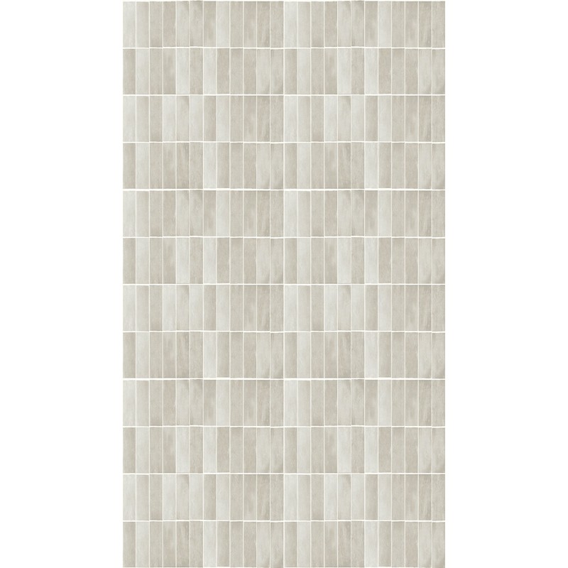Csempe mintázatú fali poszter világosszürke (1,59 x 2,80 cm)  FW4045-5