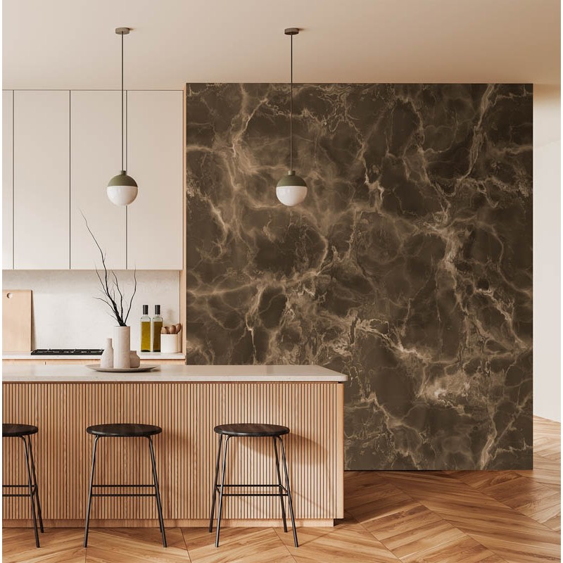 Barna márványhatású posztertapéta (2,65 x 2,80 cm) FW4052-2