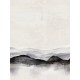 Fekete fehér modern festmény hatású fali poszter, dombok (2,21 x 2,80 cm) FW4063-1