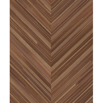 Prémium design tapéta chevron mintával barna 340163 (Gilded)