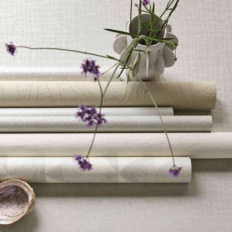 Design tapéta szabálytalan háromszög alakzatokkal világosszürke 340320 (Sensory)