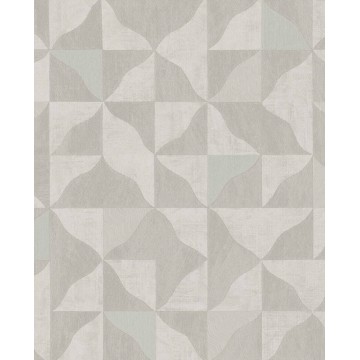 Design tapéta szabálytalan háromszög alakzatokkal fakó bézs 340321 (Sensory)