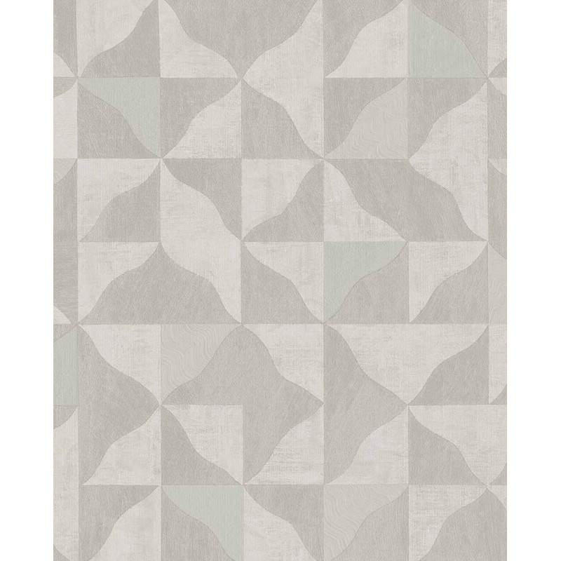 Design tapéta szabálytalan háromszög alakzatokkal fakó bézs 340321 (Sensory)