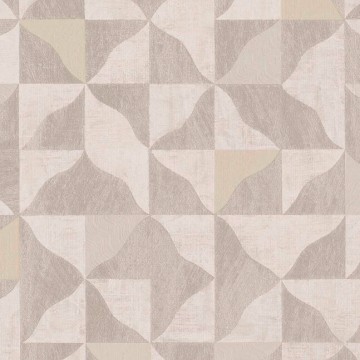 Design tapéta szabálytalan háromszög alakzatokkal taupe 340322 (Sensory)
