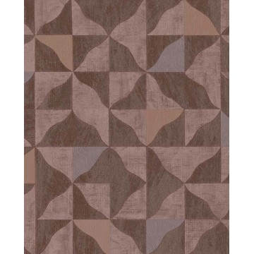 Design tapéta szabálytalan háromszög alakzatokkal bordó 340323 (Sensory)