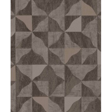 Design tapéta szabálytalan háromszög alakzatokkal barna 340324 (Sensory)