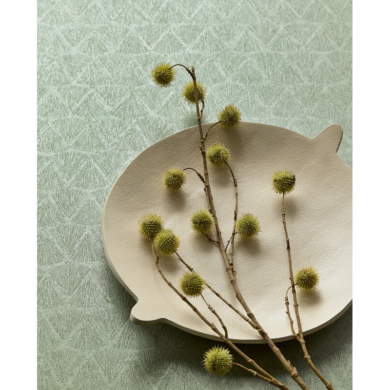 Magában mintás design tapéta halvány zöld 340348 (Sensory)