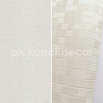 Strukturált apró négyzet mintás tapéta, törtfehér-krém színhatású (70 cm széles) 45140 (Chromatic)