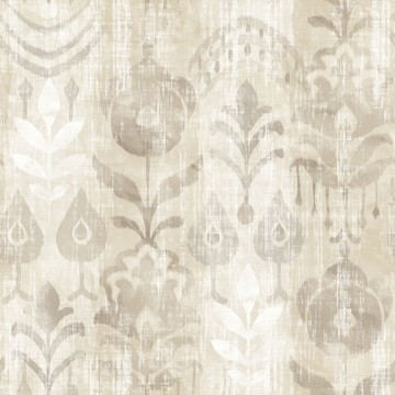 Könnyed elegáns tapéta növényekkel barna FD27015 (Terrace)