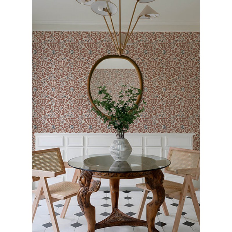 Bohém tapéta téglavörös FD27041 (Terrace)