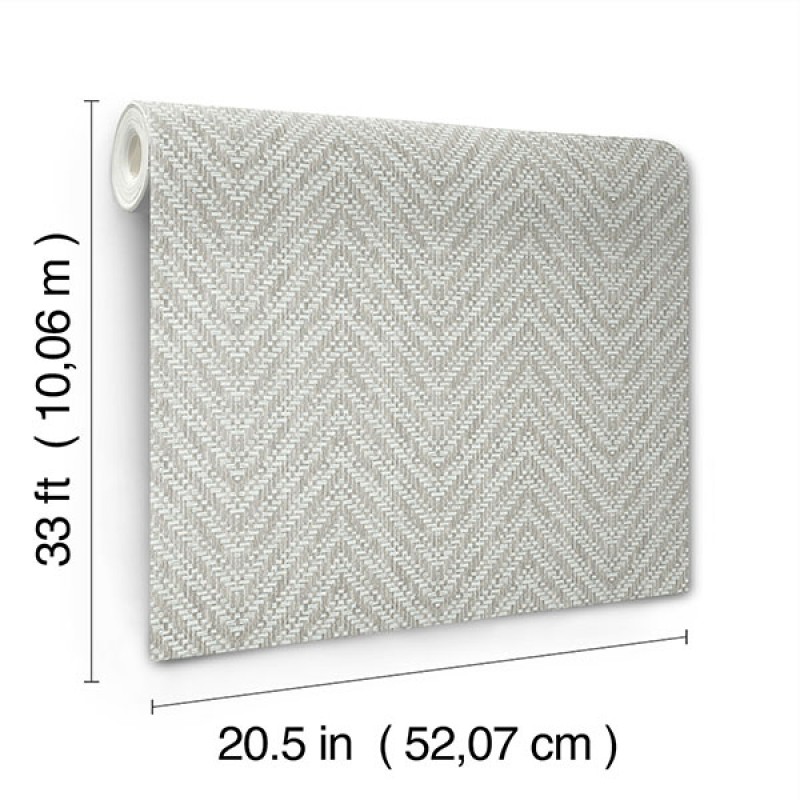 Chevron mintás tapéta szürke FD27042 (Terrace)
