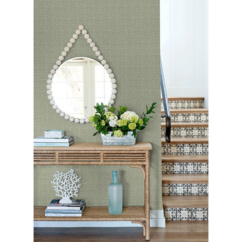 Chevron mintás tapéta zöld FD27043 (Terrace)