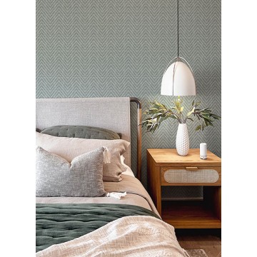 Chevron mintás tapéta fakókék FD27044 (Terrace)