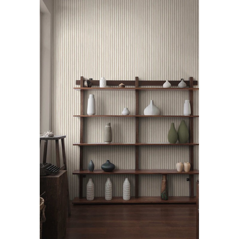 Csíkos design tapéta krém 91863 (Journey to the East)