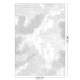 Felhők fekete fehér posztertapéta, 3 méretben (300X280 cm) (Engraved Clouds) WP-621