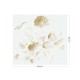 Fehér arany nagy virágos elegáns posztertapéta, 3 méretben (300X280 cm) (Golden Age Flowers) MW-049
