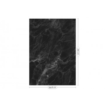 Fekete márvány posztertapéta, 3 méretben (300X280 cm) (Marble) WP-560