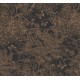 Növénymintás tapéta lepkékkel és vadállatokkal fekete-barna (70 cm széles) ZON204 (Amazone)