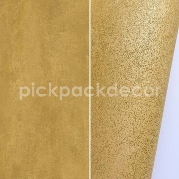 Aranysárga egyszínű prémium tapéta PRI804 (Prisma)