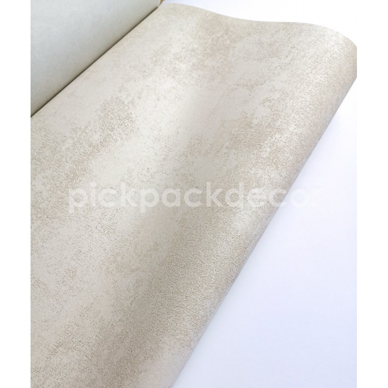 Világos pezsgőszínű egyszínű prémium tapéta SOC112 (Prisma)