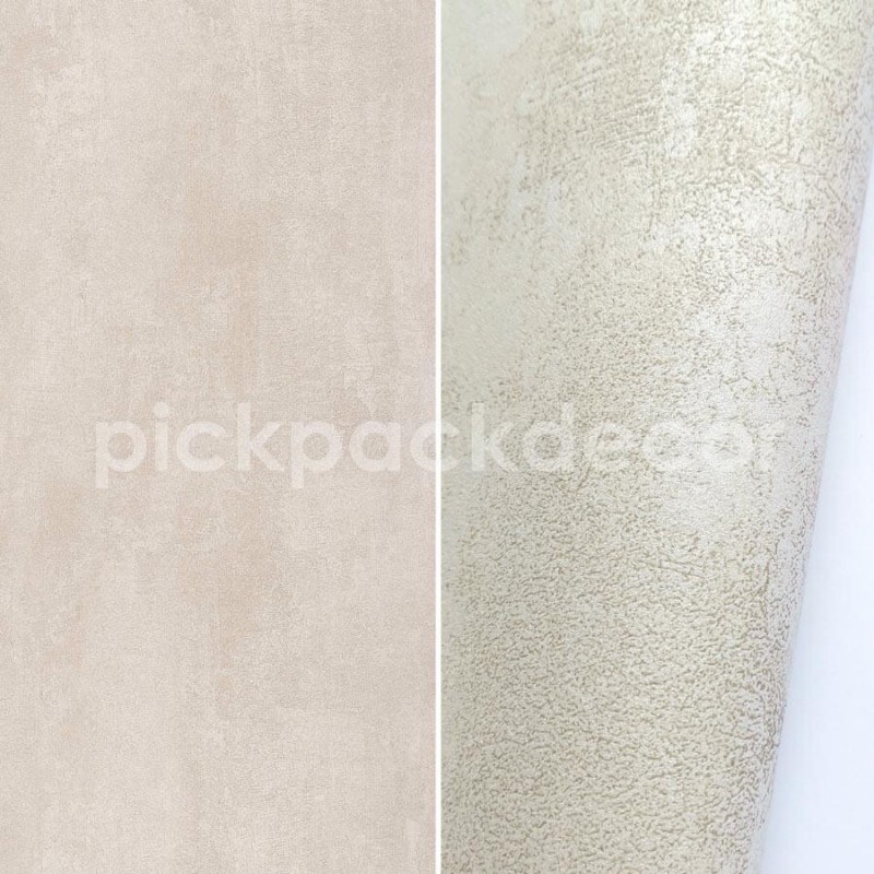 Világos pezsgőszínű egyszínű prémium tapéta SOC112 (Prisma)