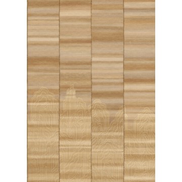 Prémium fali poszter keleties motívummal sárgásbarna (318X260 vagy 300 cm) TRA801