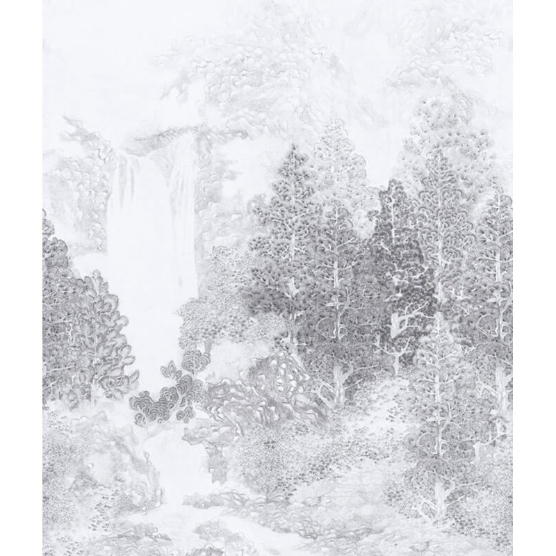 Fák szürke fali poszter DGWAK102 (254X300 cm)