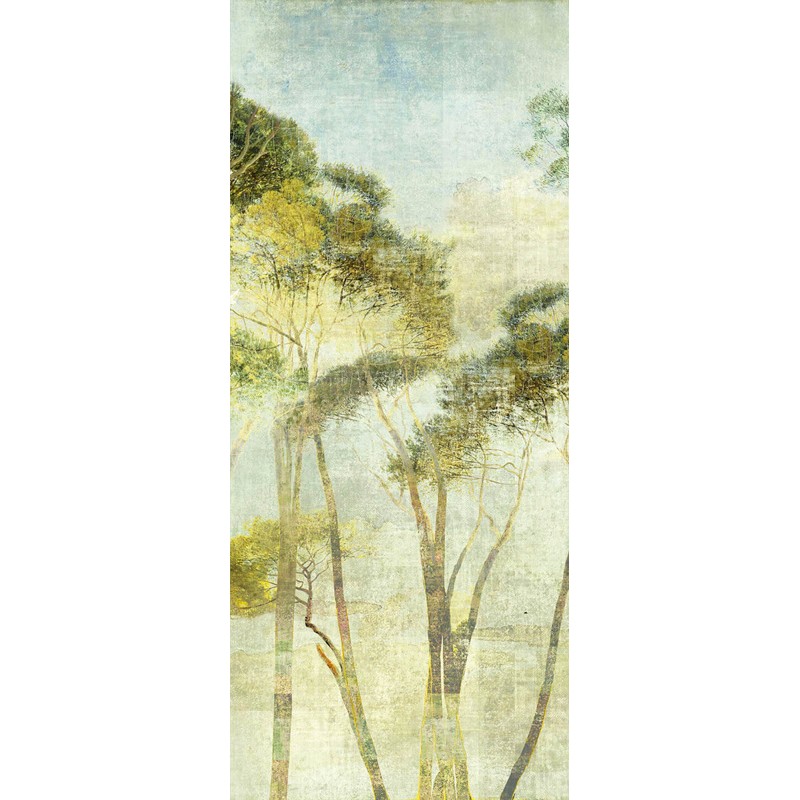 Fák egzotikus hangulatú fali poszter zöld DG2HYM101 (381X300 cm)