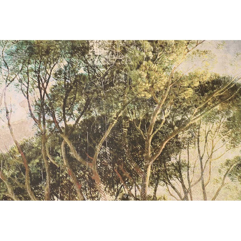 Fák egzotikus hangulatú fali poszter zöld DG2HYM101 (381X300 cm)