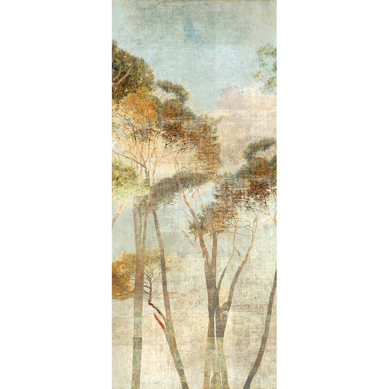 Fák egzotikus hangulatú fali poszter barna DG2HYM102 (381X300 cm)