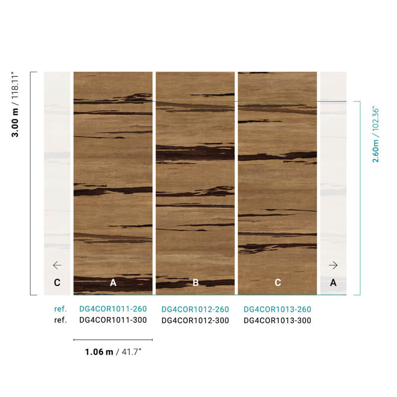 Barna kő mintázatú fali poszter DG4COR101 (318X260 vagy 300 cm)