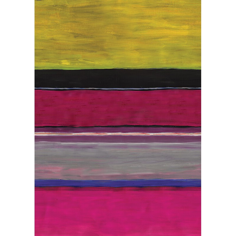 Élénk színű fali poszter csíkokkal sárga magenta alap DG4TER104 (212X260 vagy 300 cm)