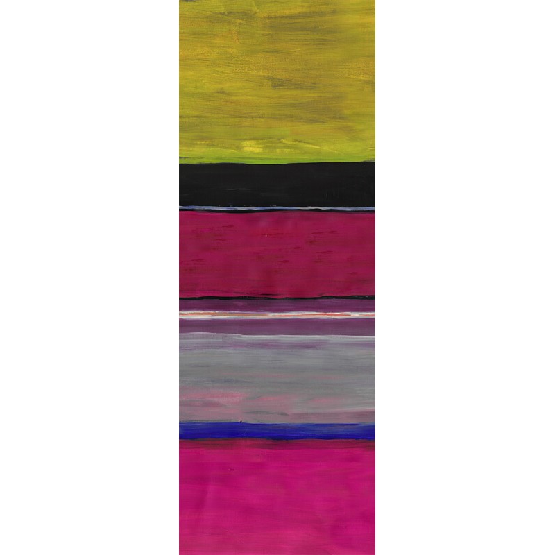 Élénk színű fali poszter csíkokkal sárga magenta alap DG4TER104 (212X260 vagy 300 cm)