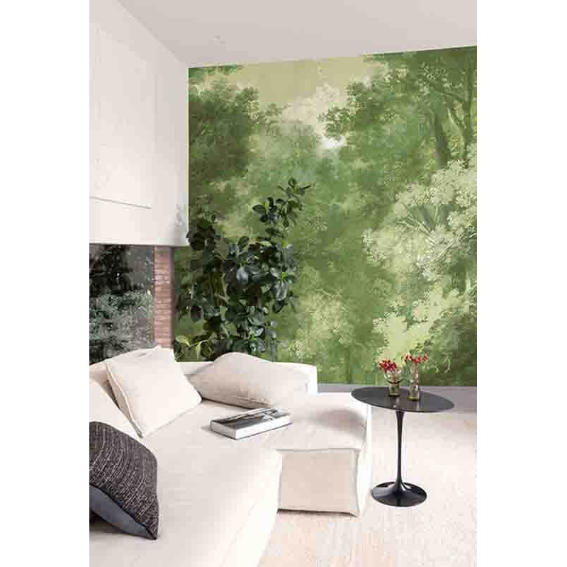 Fák élénk zöld posztertapéta DG4WOO102 (424X260 vagy 300 cm)