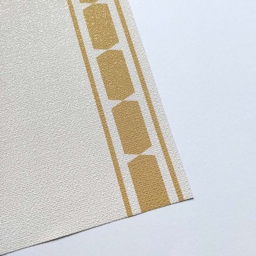 Világos alapon sárga csíkos tapéta  39032 (Arché)