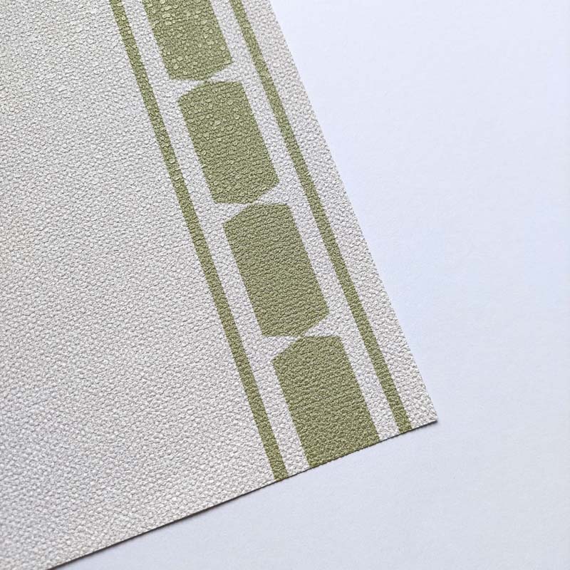 Világos alapon zöld csíkos tapéta 39035 (Arché)