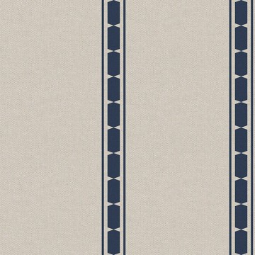 Világos alapon  sötétkék csíkos tapéta 39037 (Arché)