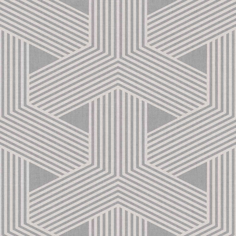 Világosszürke geometrikus vonalmintás tapéta 30131 (Energie)